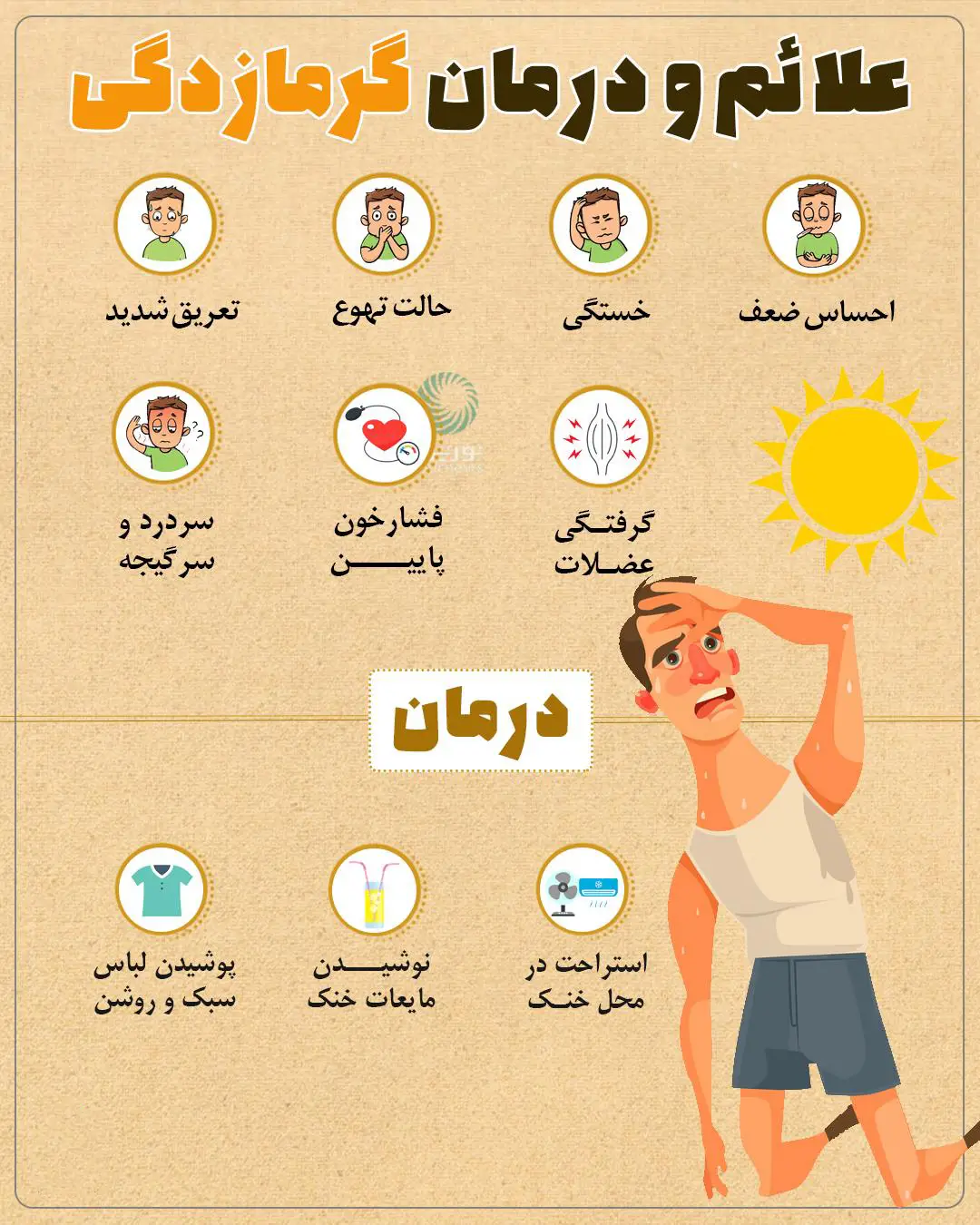 علائم گرما زدگی