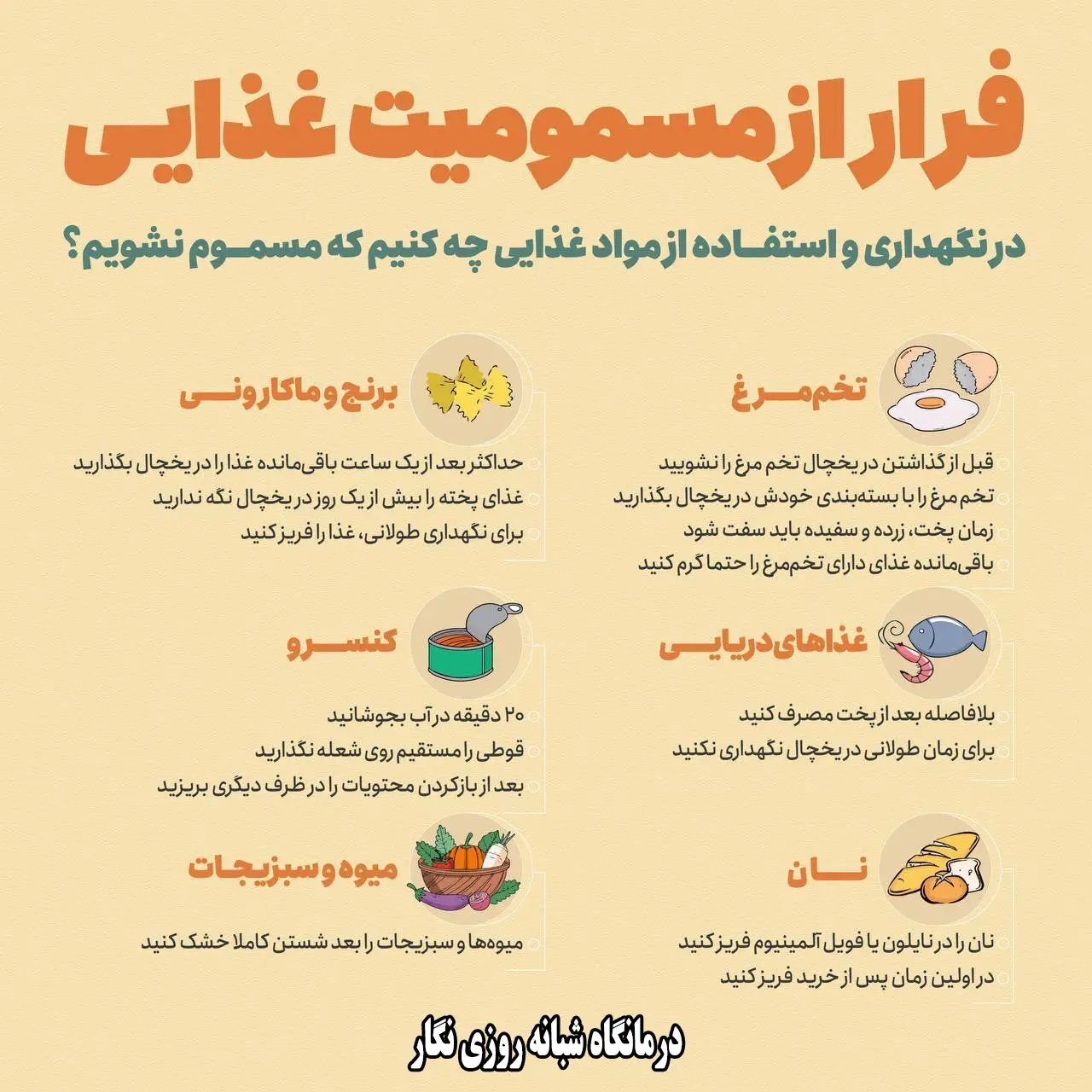 فرار از مسمومیت غذایی
